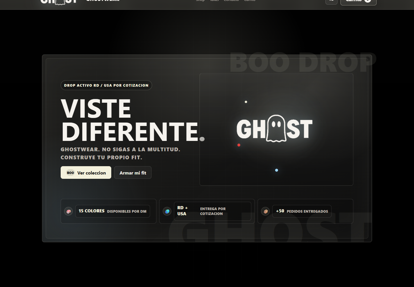 GhostWear live store